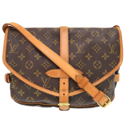 Louis Vuitton M42256 Saumur 30 Monogram Canvas Brown Shoulder Bag 6A0115Gl5A 1