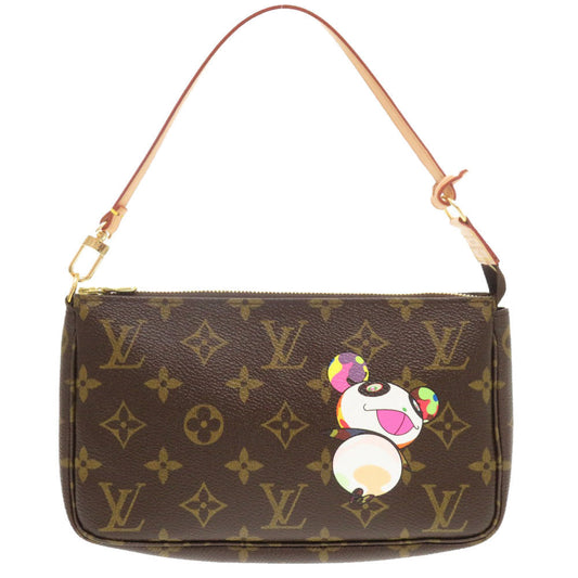Louis Vuitton Pouch M51981 Accessory pouch panda Monogram Canvas Brown Clutch Bag