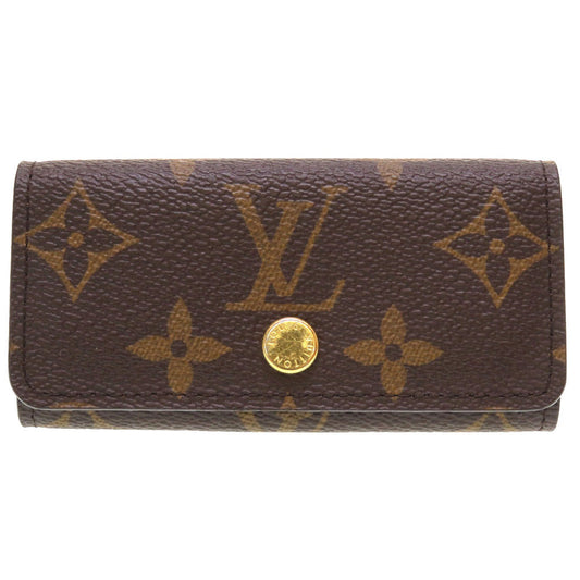 Louis Vuitton Key holder M69517 4 Monogram Canvas Brown Key Chain 6B0104Ip5