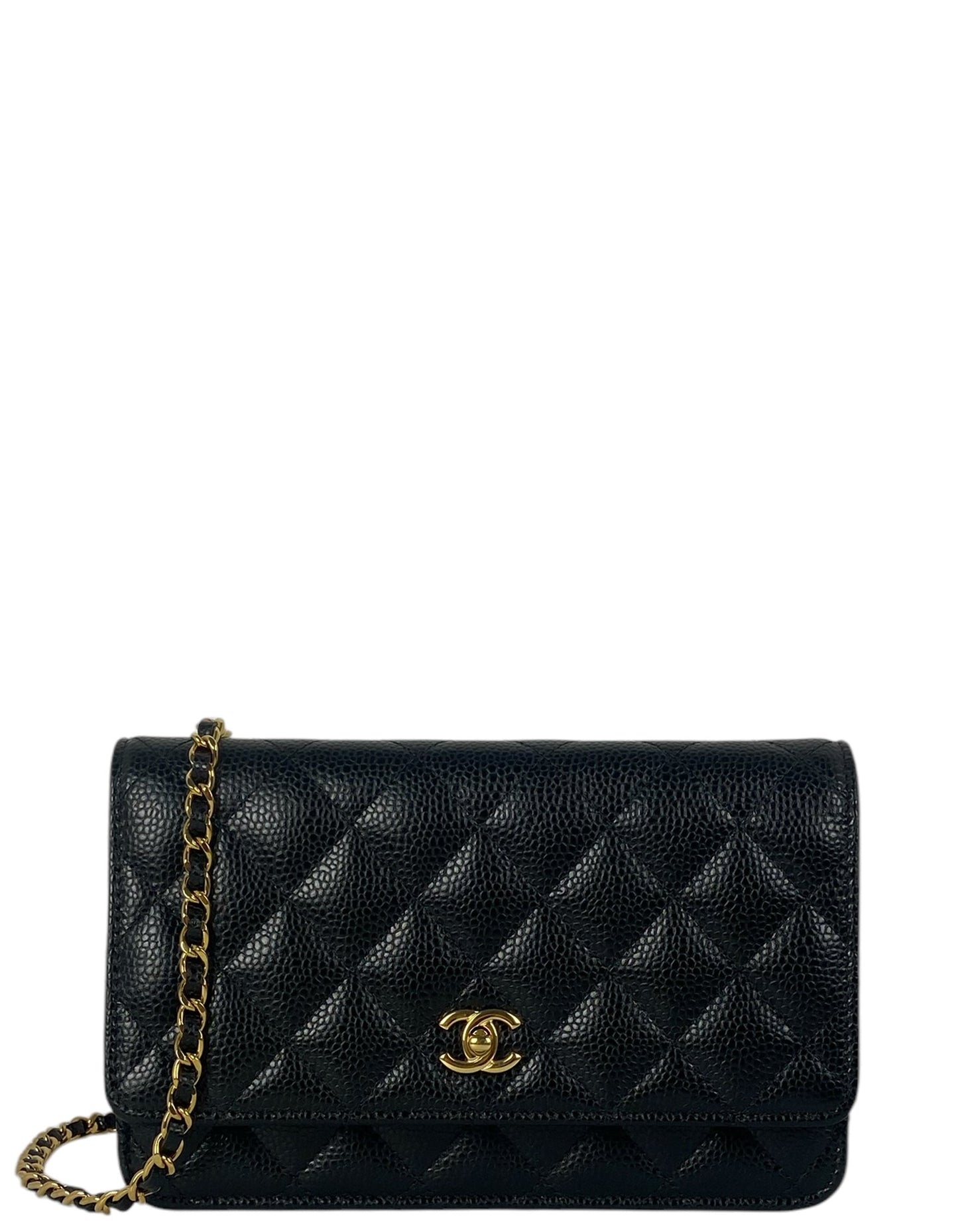 Chanel Black Caviar Leather Twistlock WOC Bag