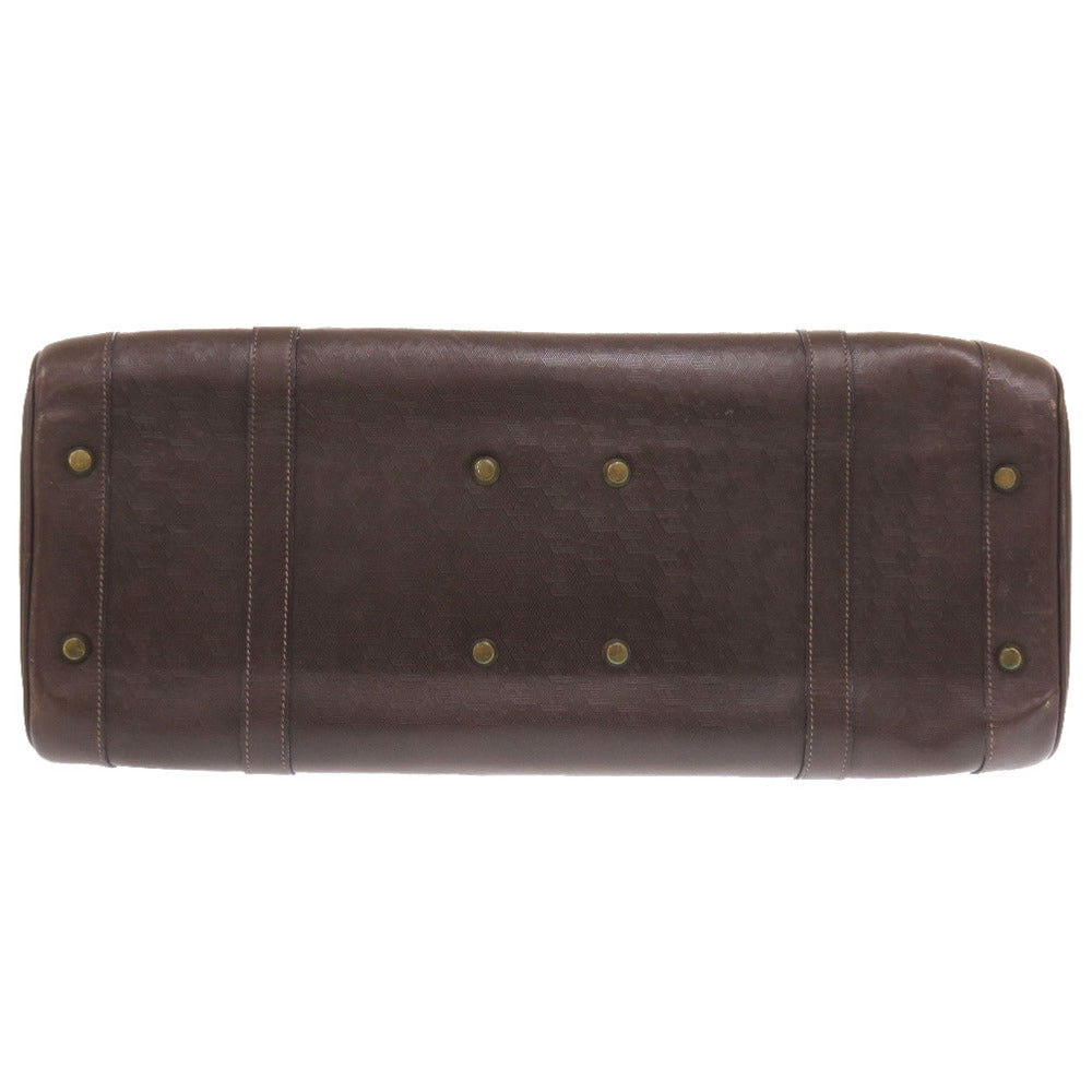 Hermes Boston Duffel Bag Mens Leather Brown Travel Bag