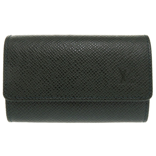 Louis Vuitton Key holder M30534 Taiga Leather Green Key Chain