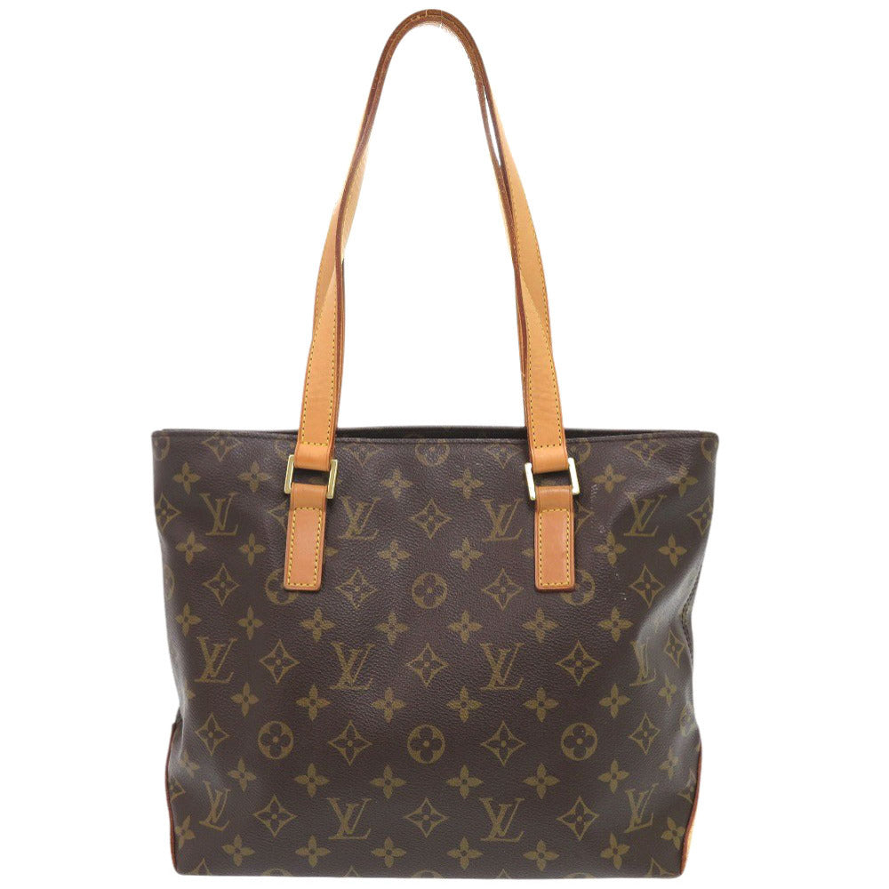 Louis Vuitton M51148 Cabas Piano Monogram Canvas Brown Handbag 6E1371Ss5M19