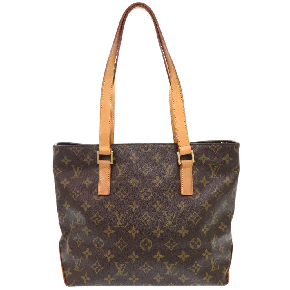 Louis Vuitton M51148 Cabas Piano Monogram Canvas Brown Handbag 6E1371Ss5M19
