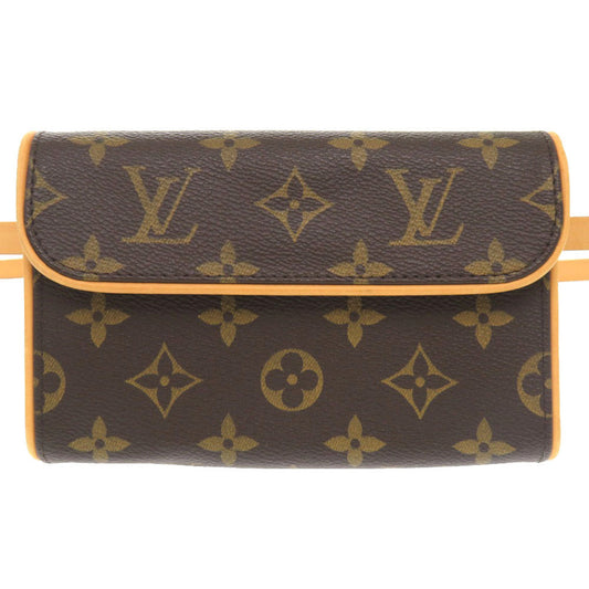 Louis Vuitton Waist M51855 Pochette Florentine Monogram Canvas Brown Clutch Bag