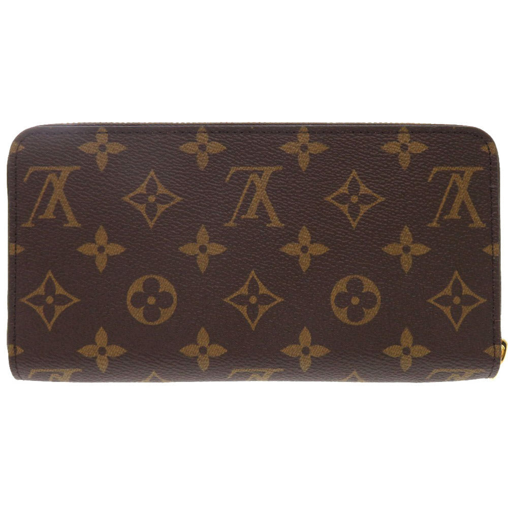 Louis Vuitton Long Purse M42616 Zip Around Monogram Canvas Brown Wallet Case 6E1826Bzz5