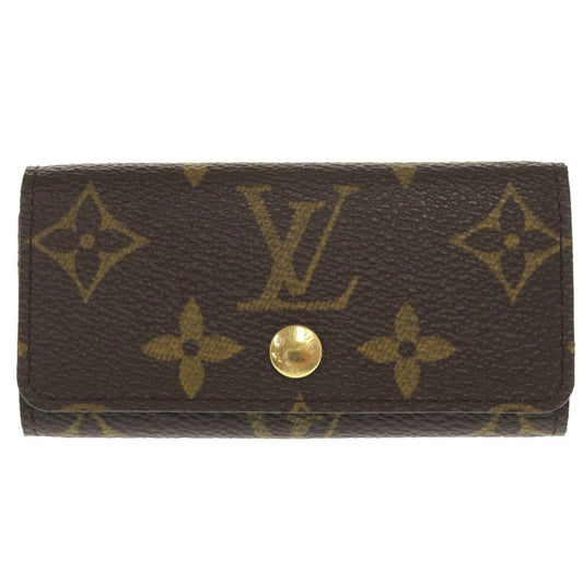 Louis Vuitton Key holder M69517 4 Monogram Canvas Brown Key Chain 6E2022Ig5