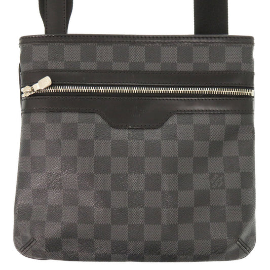 Louis Vuitton N58028 Damier Grafitto Damier Graphite Canvas Gray Shoulder Bag
