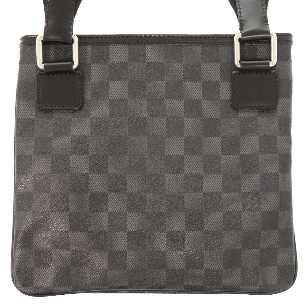 Louis Vuitton N58028 Damier Grafitto Damier Graphite Canvas Gray Shoulder Bag