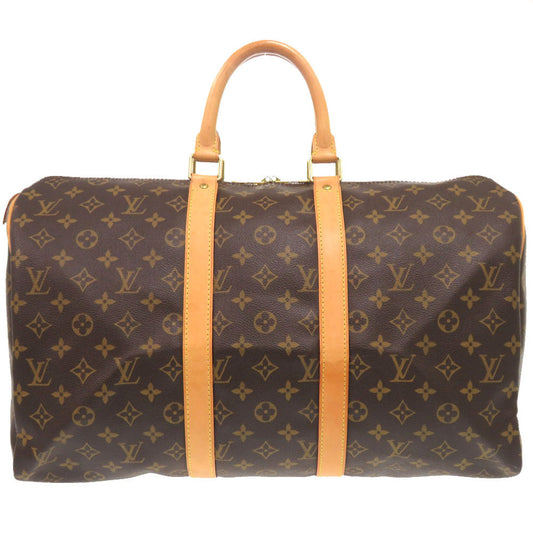 Louis Vuitton Boston Duffel M41428 Keepall 45 Monogram Canvas Brown Travel Bag 6F0352Bb5A6