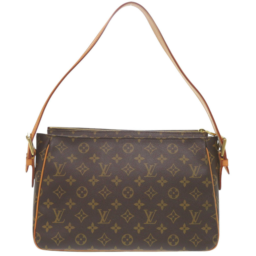 Louis Vuitton M51163 Vivasite GM Monogram Canvas Brown Shoulder Bag 6F0594Pz5K11