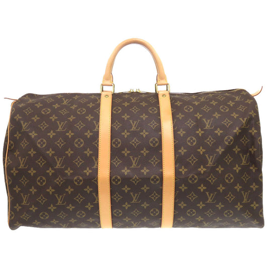 Louis Vuitton Boston Duffel M41424 Keepall 55 Monogram Canvas Brown Travel Bag 6F0929Pl6A2