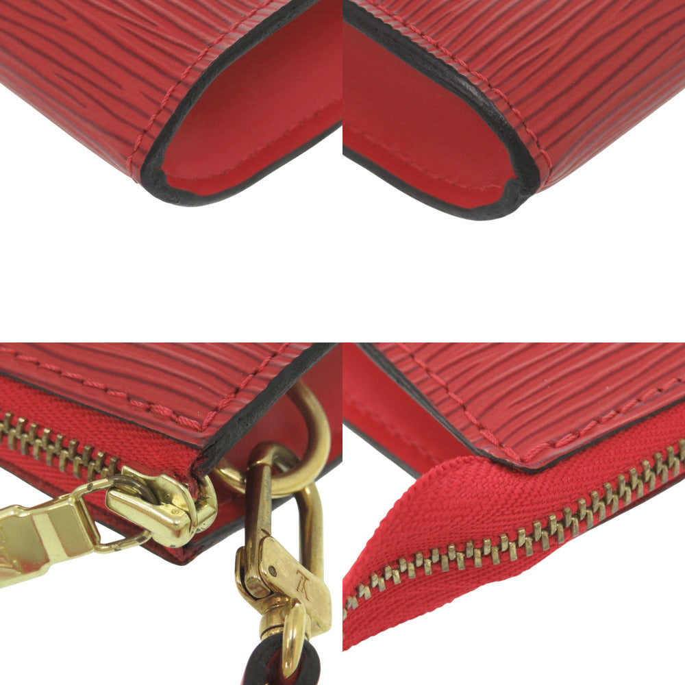 Louis Vuitton M52947 Epi Castilian Epi pochette Leather Red Clutch Bag 6F1131Ae5K13