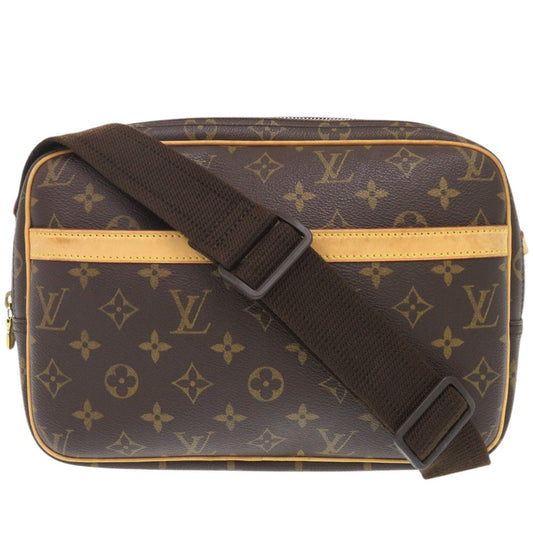 Louis Vuitton M45254 Reporter PM Monogram Canvas Brown Shoulder Bag 6F1216Sz5M19