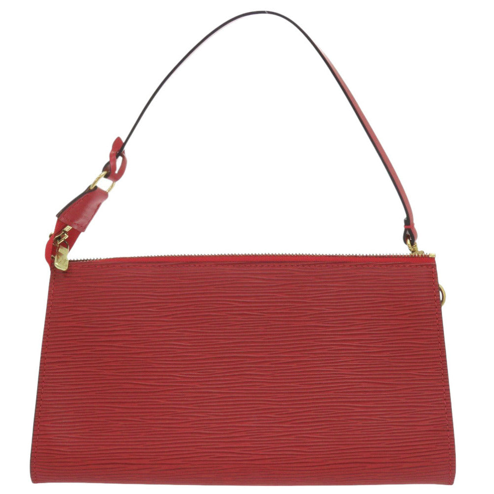 Louis Vuitton M52947 Epi Castilian Epi pochette Leather Red Clutch Bag