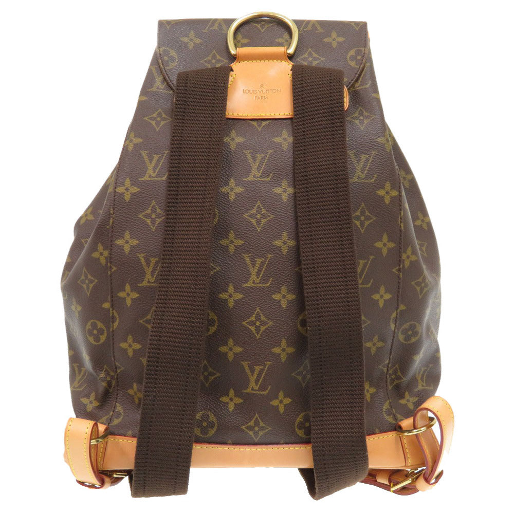 Louis Vuitton Backpack M51135 MontsourisGM Monogram Canvas Brown