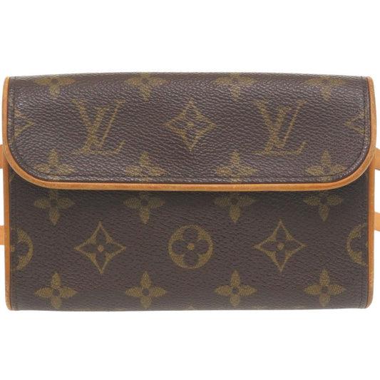Louis Vuitton Waist M51855 Pochette Florentine Monogram Canvas Brown Clutch Bag 6G1147Eg5K11