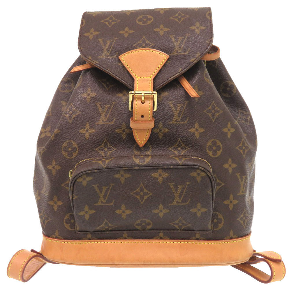 Louis Vuitton Backpack M51136 MontsourisMM Monogram Canvas Brown 6G1823Pg5A10