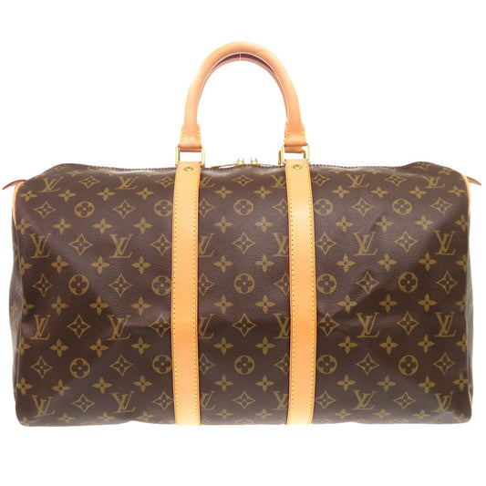 Louis Vuitton Boston Duffel M41428 Keepall 45 Monogram Canvas Brown Travel Bag 3