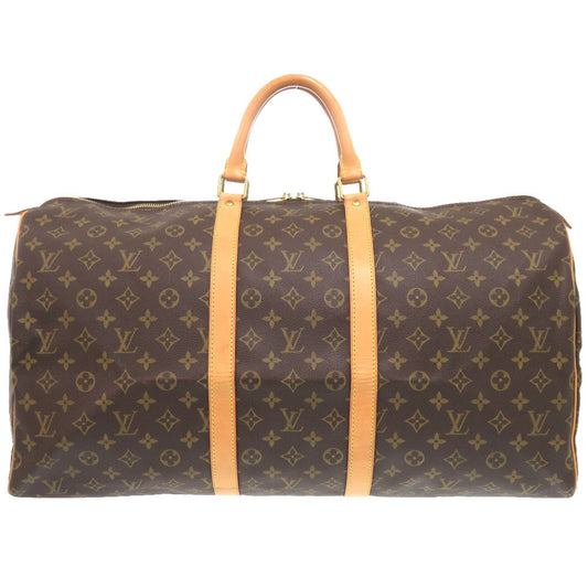 Louis Vuitton Boston Duffel M41424 Keepall 55 Monogram Canvas Brown Travel Bag 6G1844Bb5A2