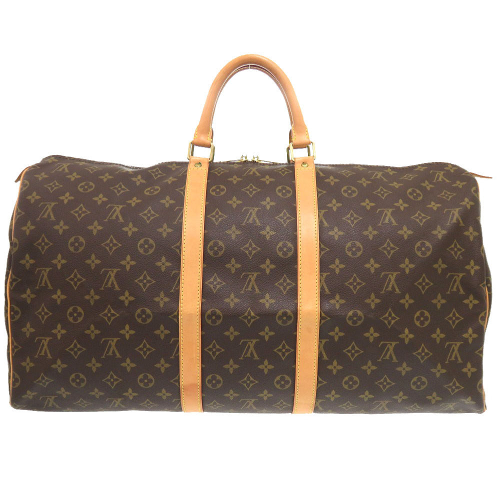 Louis Vuitton Boston Duffel M41424 Keepall 55 Monogram Canvas Brown Travel Bag 6G1844Bb5A2