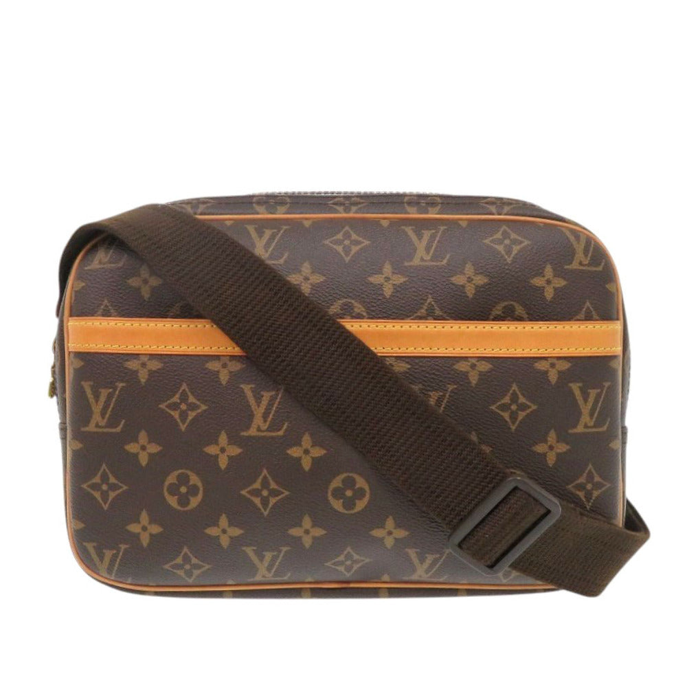 Louis Vuitton M45254 Reporter PM Monogram Canvas Brown Shoulder Bag 6G2037Ll5R12