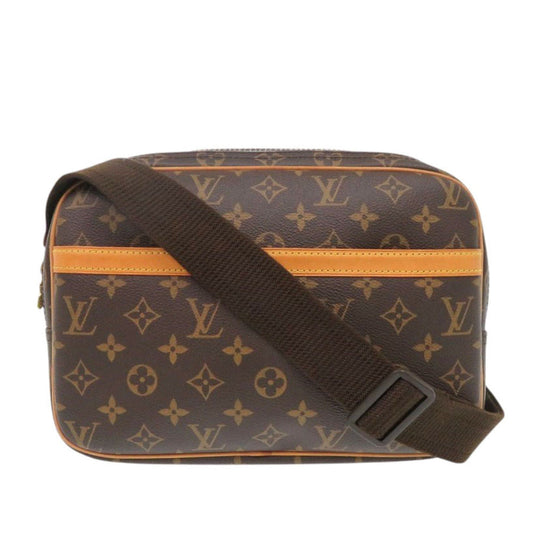 Louis Vuitton M45254 Reporter PM Monogram Canvas Brown Shoulder Bag 6G2037Ll5R12