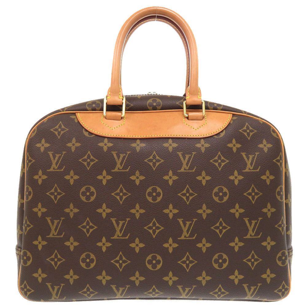 Louis Vuitton M47270 Deauville Monogram Canvas Brown Handbag 6H0522G5