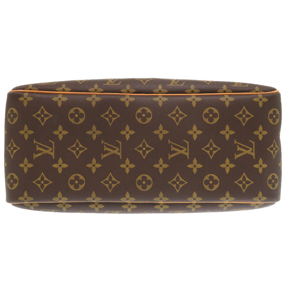 Louis Vuitton M47270 Deauville Monogram Canvas Brown Handbag 6H0522G5