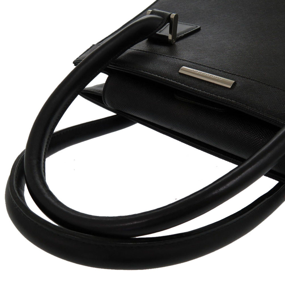 Burberry Nova Check Women Handbag Leather Black Travel Bag