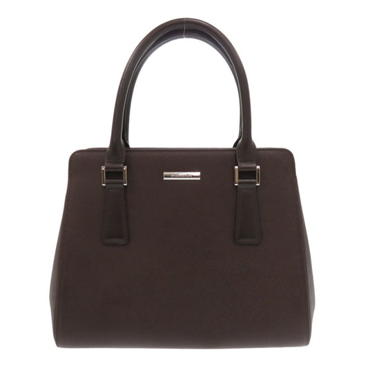 Burberry Tote Bag Women Leather Brown