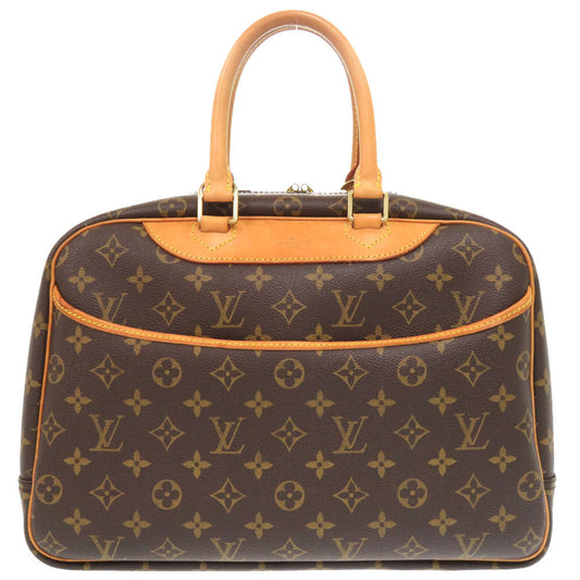 Louis Vuitton M47270 Deauville Monogram Canvas Brown Handbag 6H1518Sep5