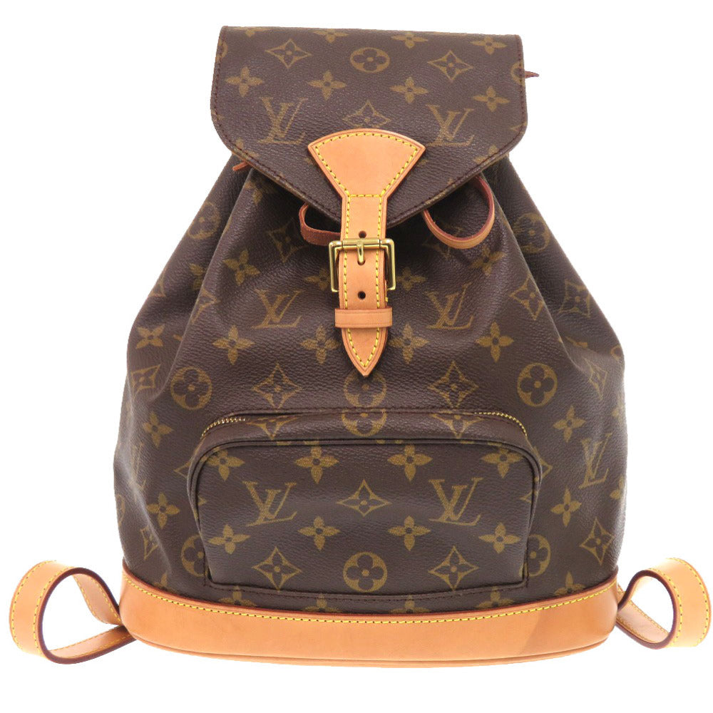 Louis Vuitton Backpack M51136 MontsourisMM Monogram Canvas Brown 6I0364Ihz6A10