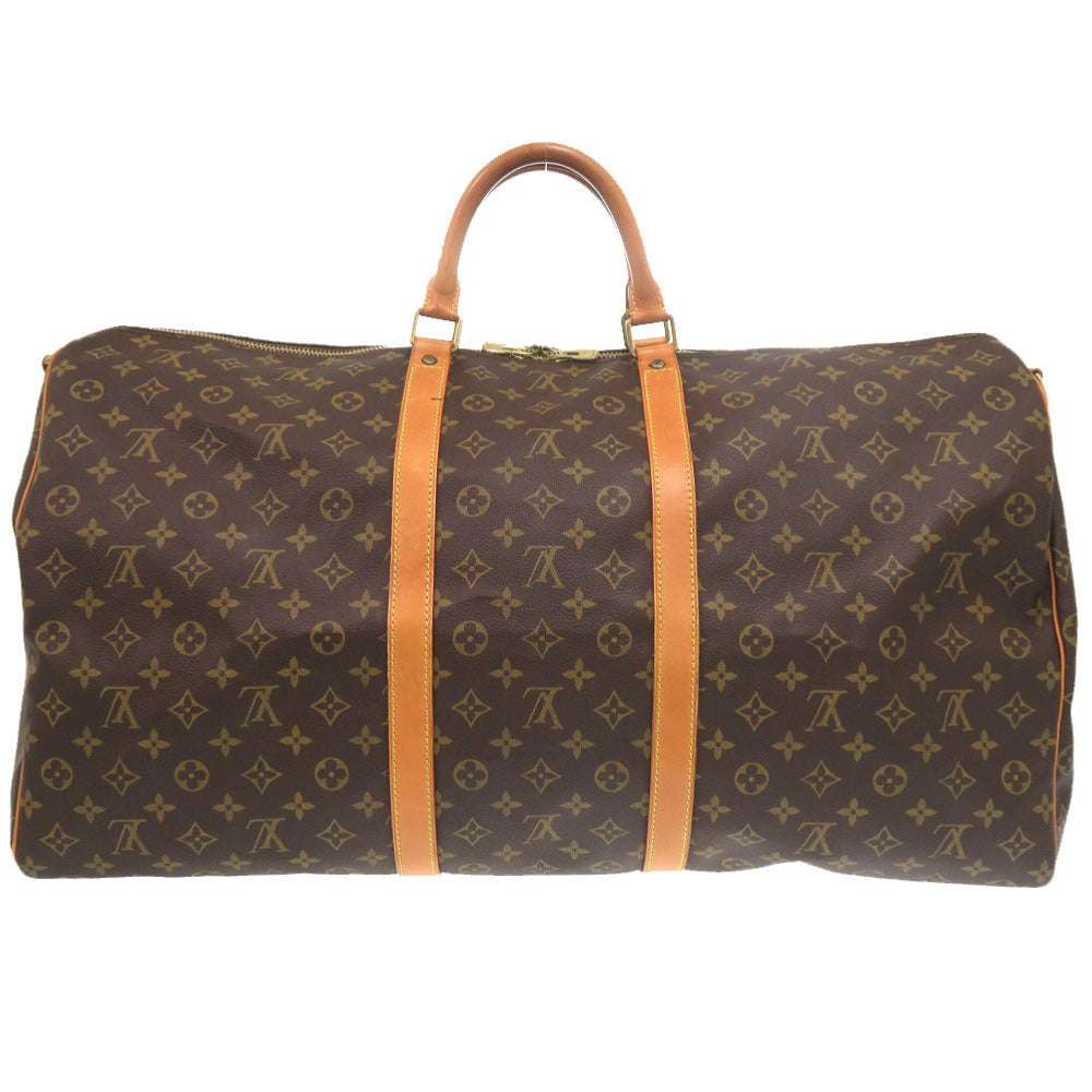 Louis Vuitton Boston Duffel M41412 Keepall bandouliere60 Monogram Canvas Brown Travel Bag