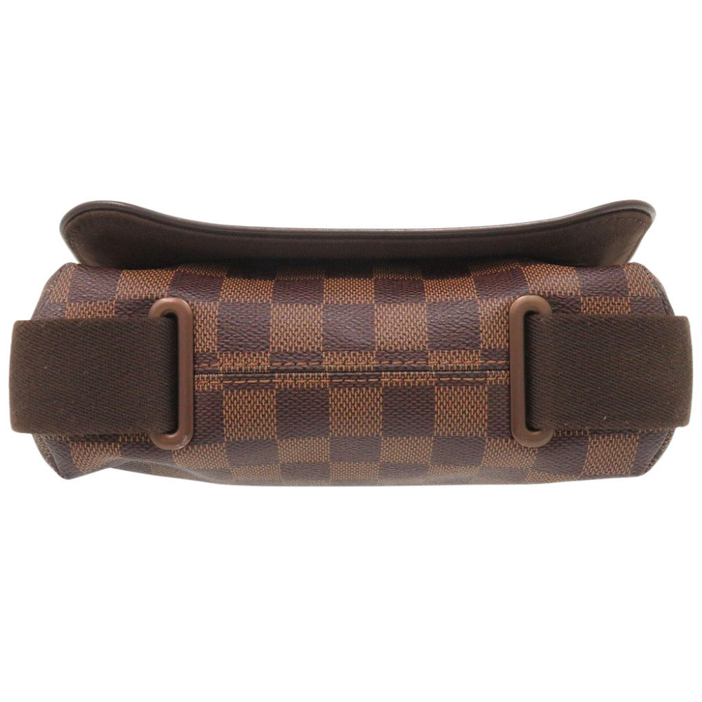 Louis Vuitton N51210 Damier Ebene Damier Brooklyn Canvas Shoulder Bag