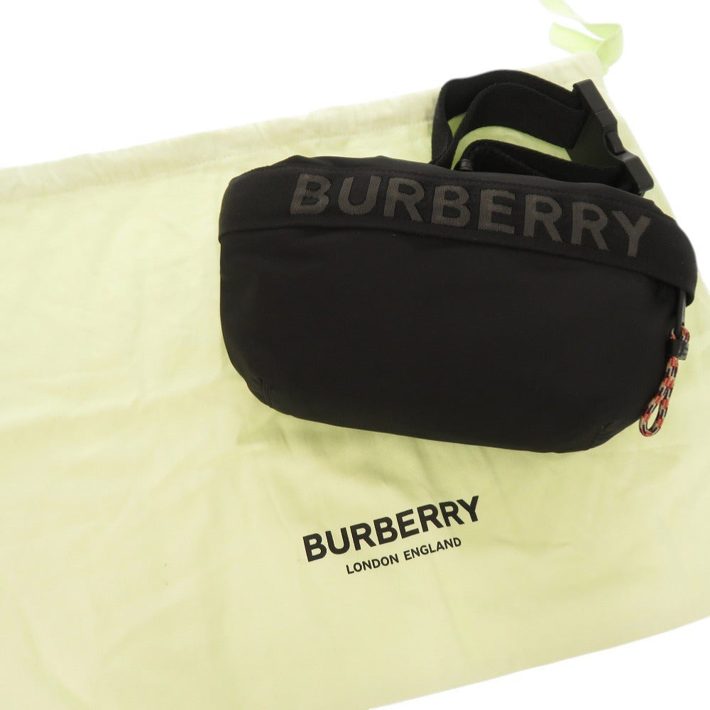 Burberry Sling Bag Nylon Black Crossbody Bag