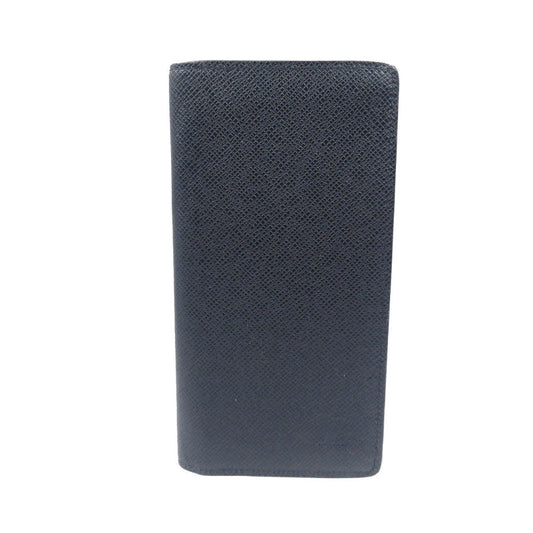 Louis Vuitton Long Purse M30502 Taiga Navy Wallet Case