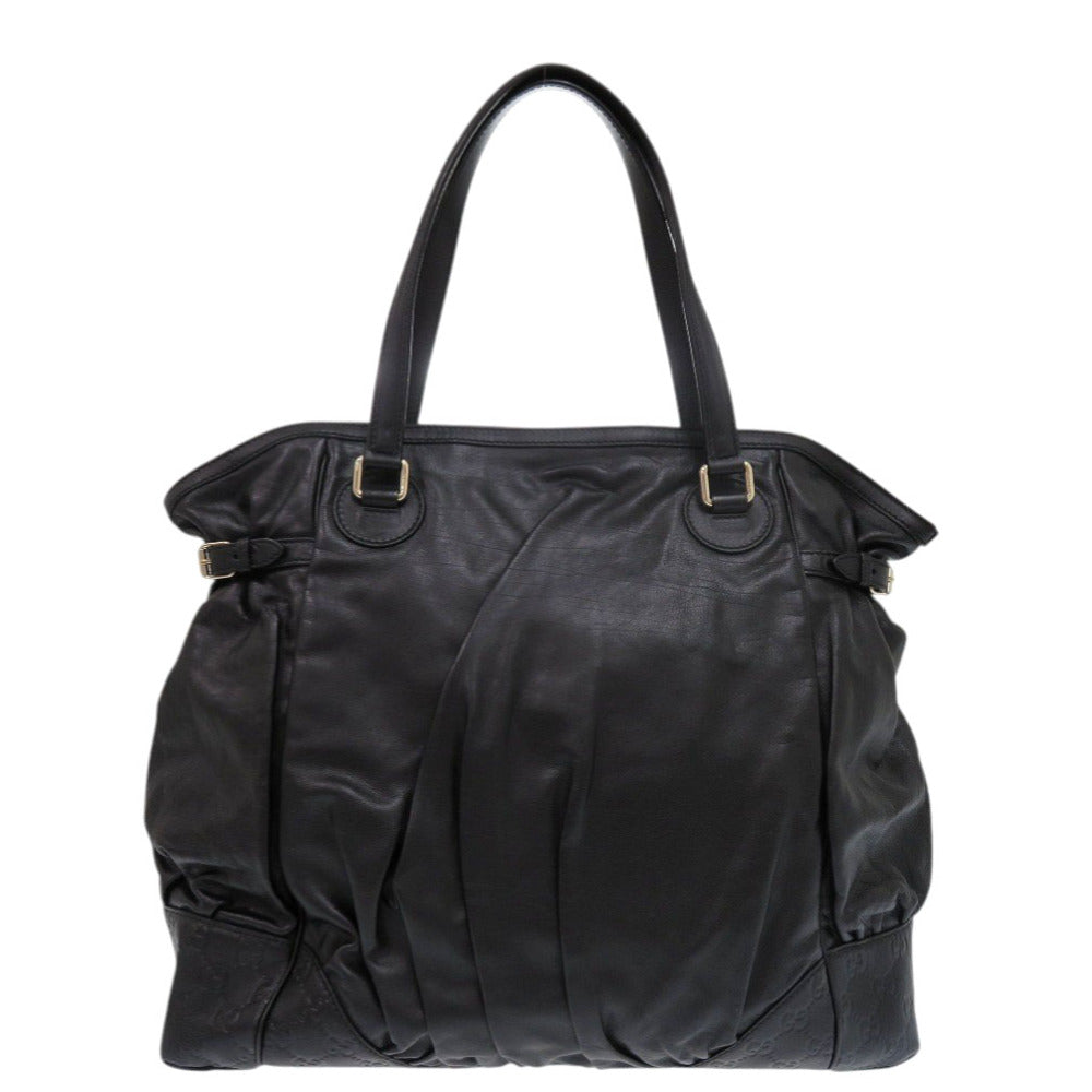 Gucci Guccisima Leather Black Tote Bag