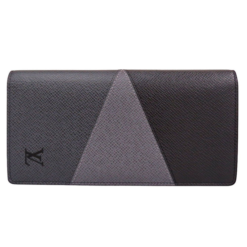 Louis Vuitton Long Purse M30715 Taiga Gray Wallet Case