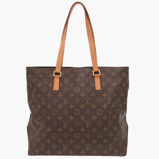 Louis Vuitton M51151 Cabas Mezzo Monogram Canvas Brown Tote Bag