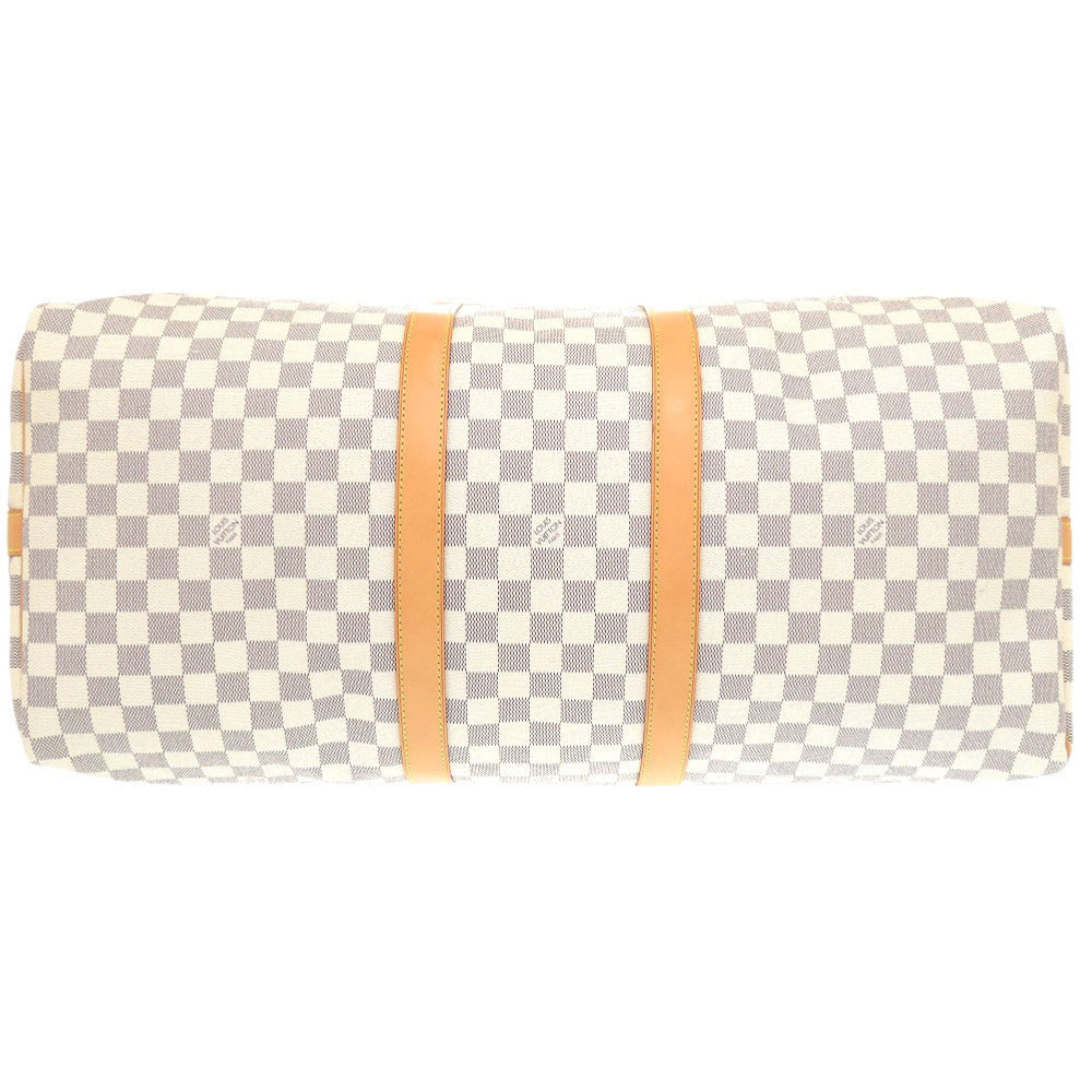 Louis Vuitton Boston Duffel N41429 Damier Azur Canvas White Travel Bag 6K1583Ieb6A6