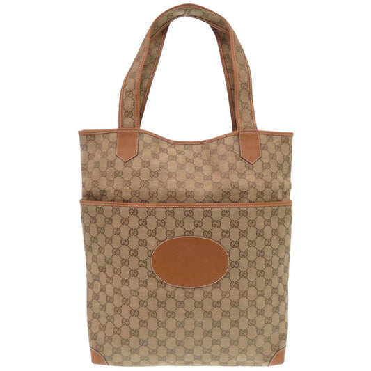 Gucci 002 983 GG Canvas Beige Tote Bag