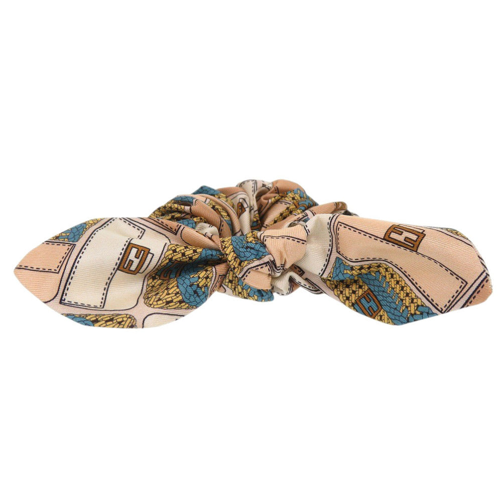 Fendi Hair Accessory Silk Multi Shush Zucca General Pattern Travel Bag