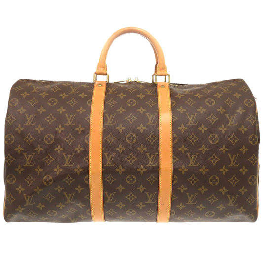 Louis Vuitton Boston Duffel M41426 Keepall 50 Monogram Canvas Brown Travel Bag 6K1913Lg5A11