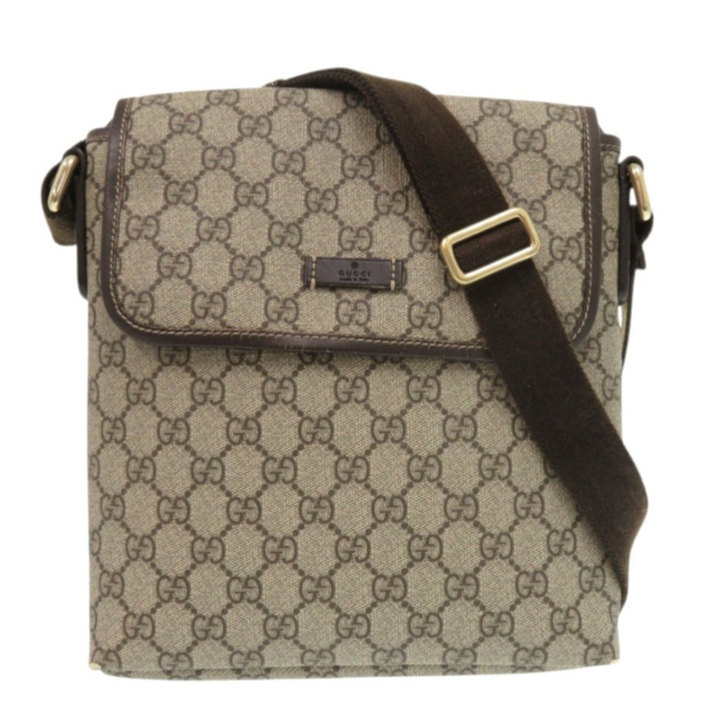 Gucci GG Supreme Brown Shoulder Bag
