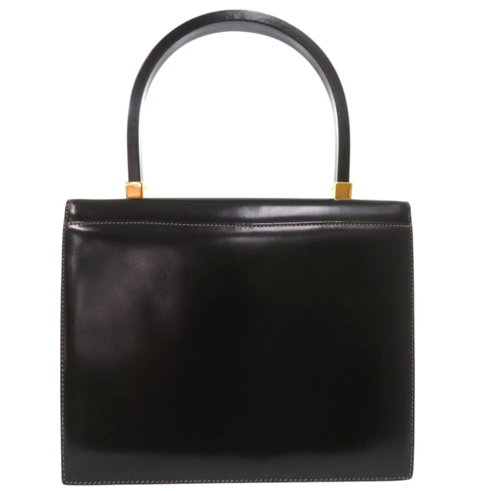 Gucci Old Turnlock Formal Leather Black Handbag