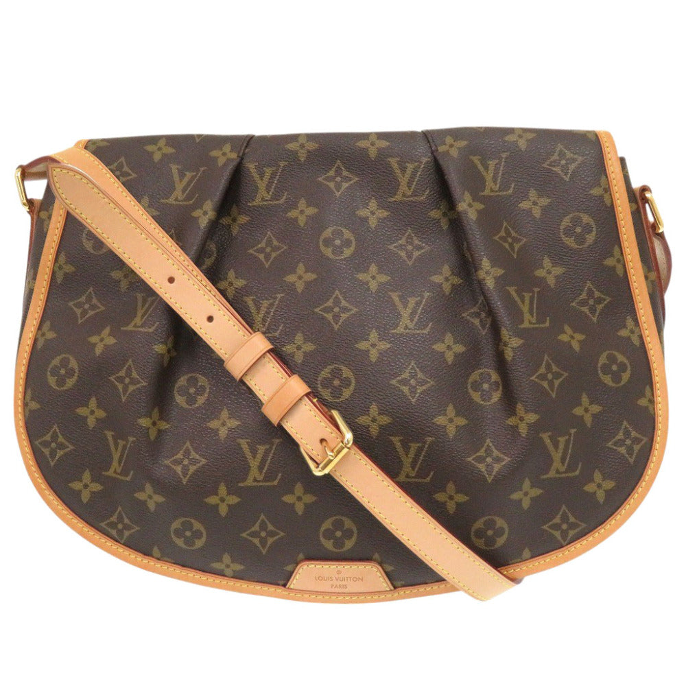 Louis Vuitton M40473 Menil Montan MM Monogram Canvas Brown Shoulder Bag