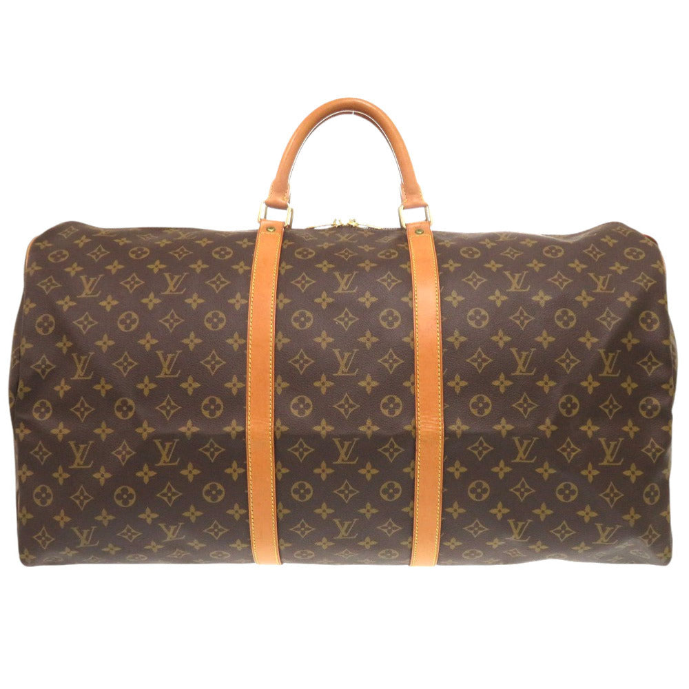 Louis Vuitton Boston Duffel M41422 Keepall 60 Monogram Canvas Brown Travel Bag 6L1028Bg5A13