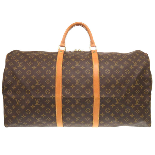 Louis Vuitton Boston Duffel M41422 Keepall 60 Monogram Canvas Brown Travel Bag 6L1028Bg5A13