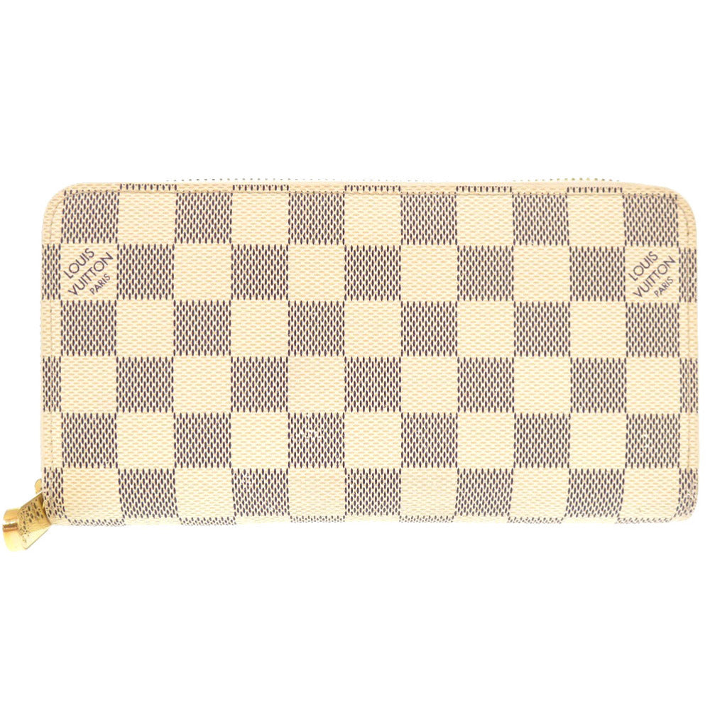 Louis Vuitton Long Purse M60019 Damier Azur Canvas Wallet Case